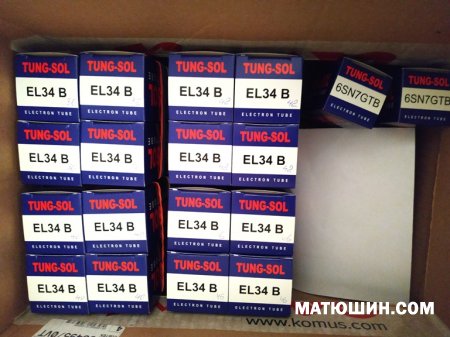 EL34B Tung-sol "Sovtek"